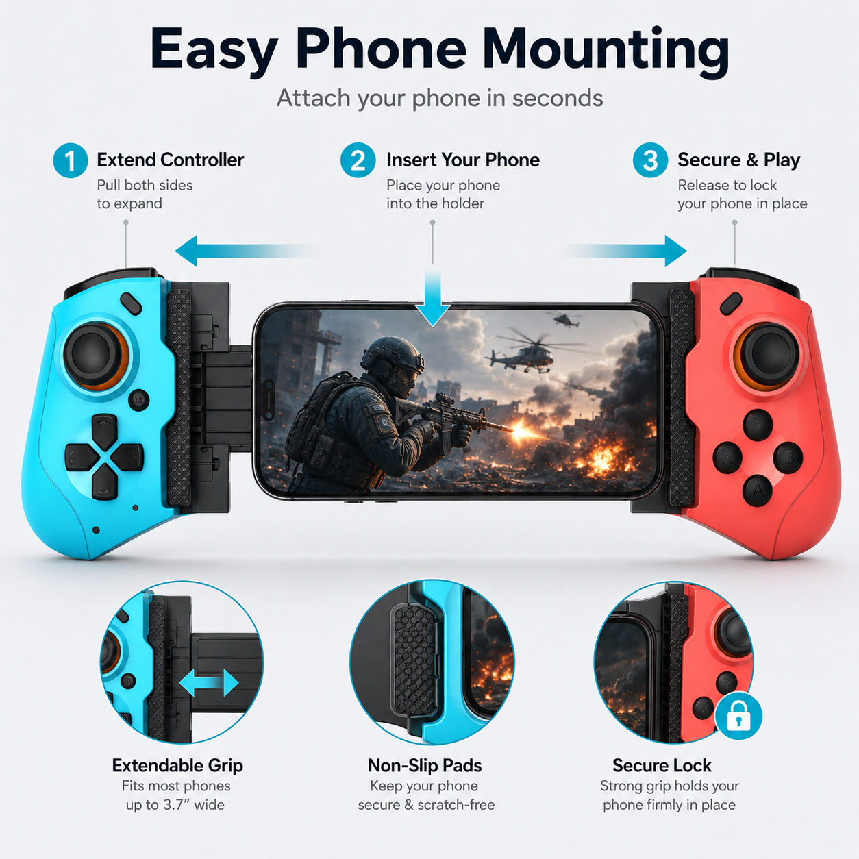 NeoPocket™ Mobile Gaming Controller